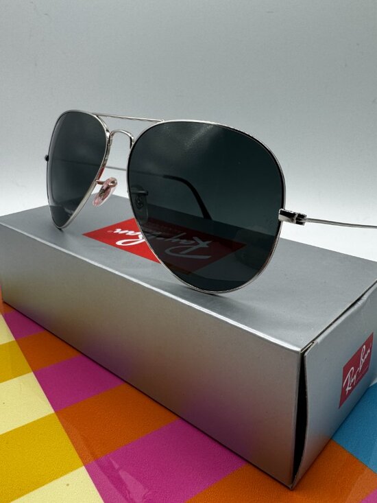 Ray-Ban Aviator Large RB3026 003/62mm Silver Frame/Gray Lens Sunglasses 62mm main image 9